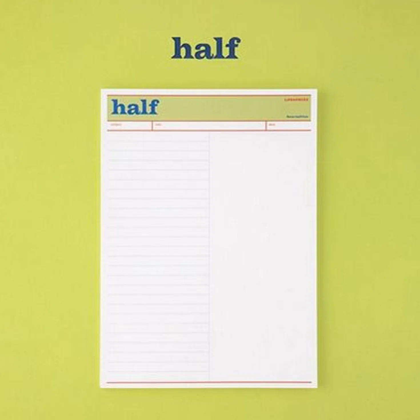 Life & Pieces B5 Notepad