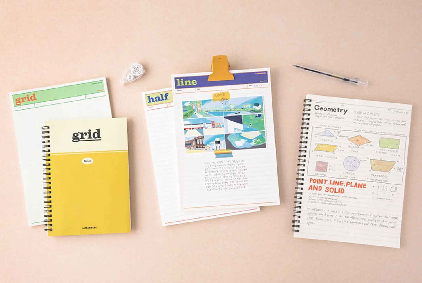 Life & Pieces B5 Notepad