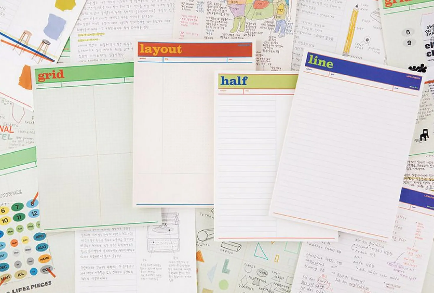 Life & Pieces B5 Notepad
