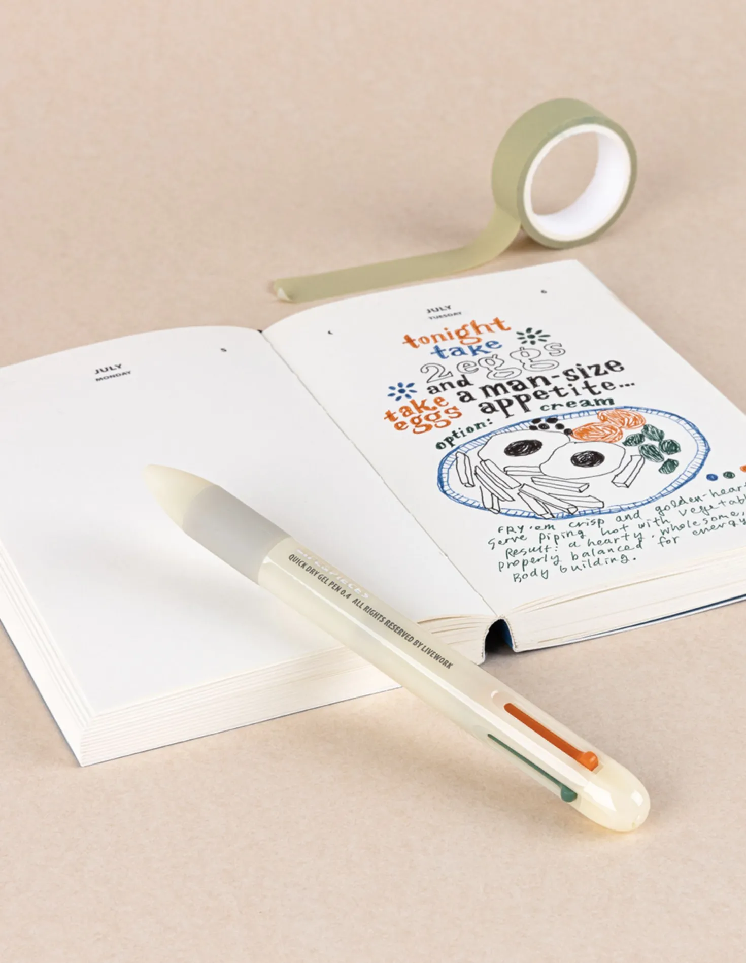 Life & Pieces 4 Color Gel Pen v2