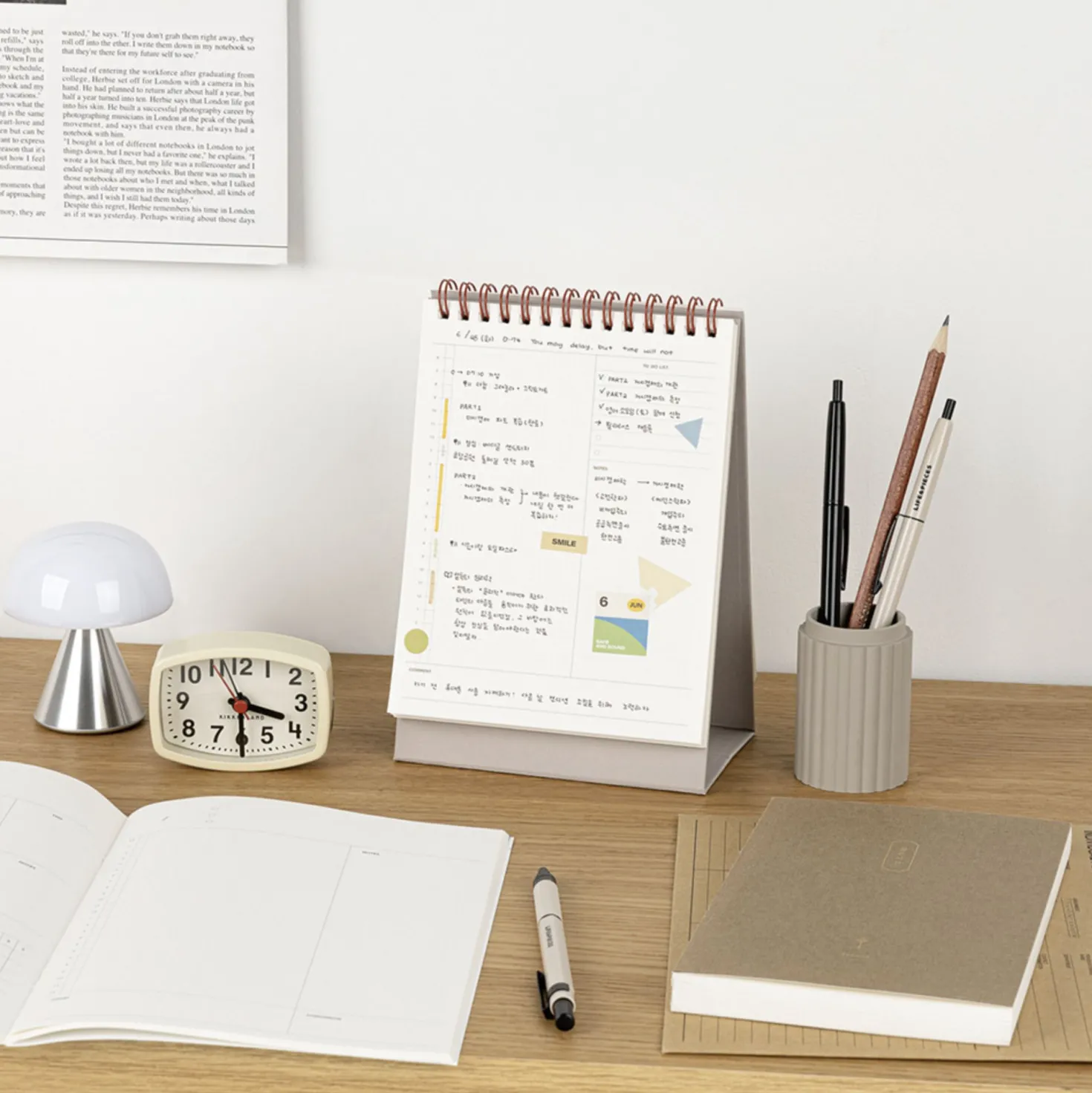 Life & Pieces 100 Day Standing Planner