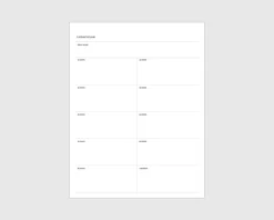 Life & Pieces 100 Day Standing Planner