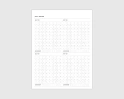 Life & Pieces 100 Day Standing Planner