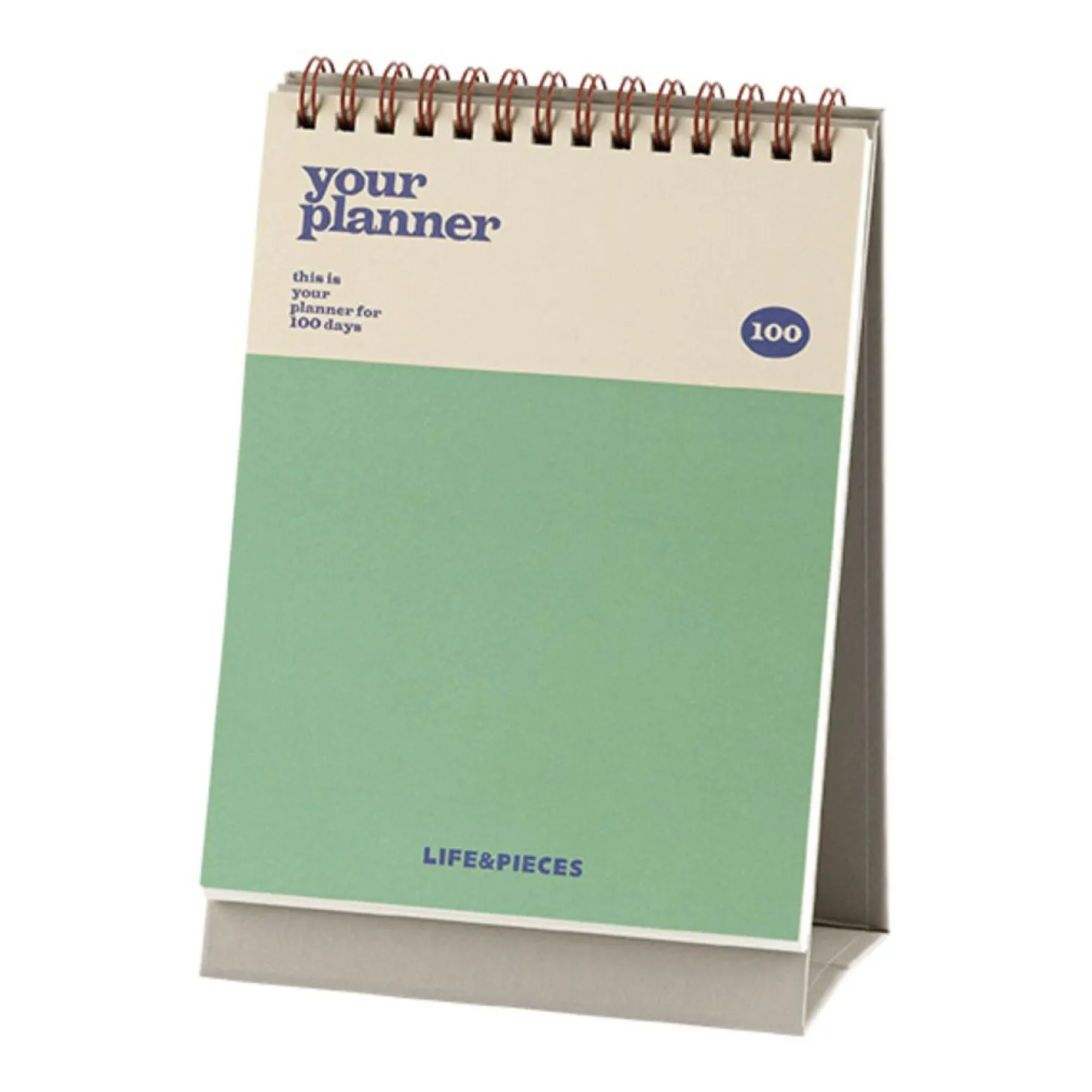 Life & Pieces 100 Day Standing Planner