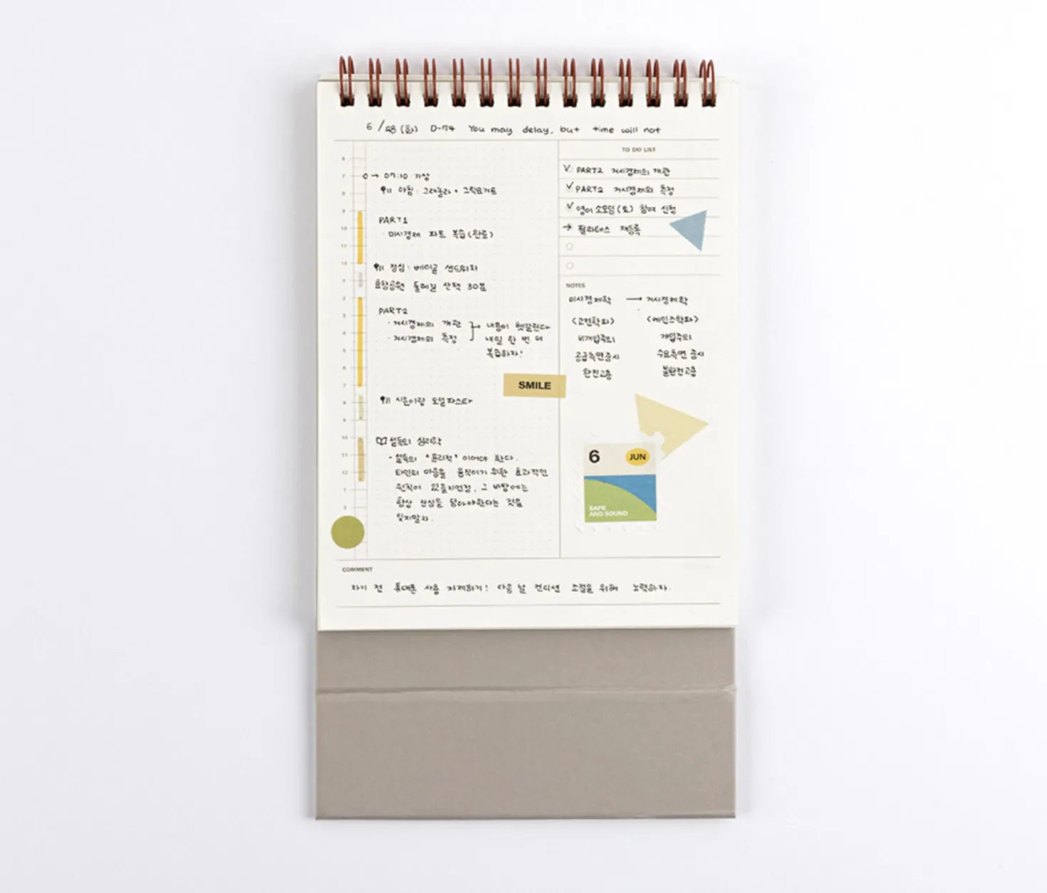 Life & Pieces 100 Day Standing Planner