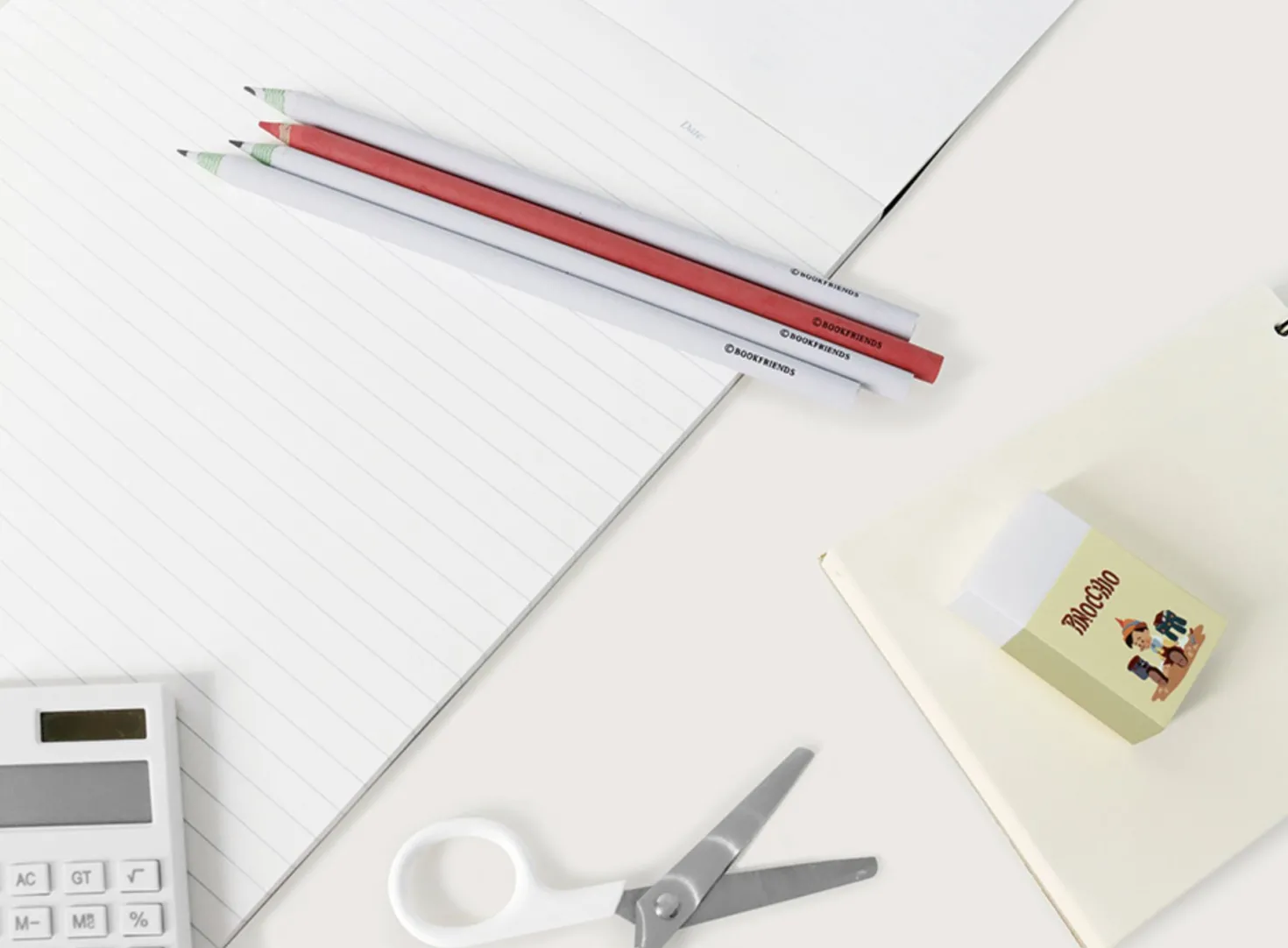 Literature Pencil & Eraser Set
