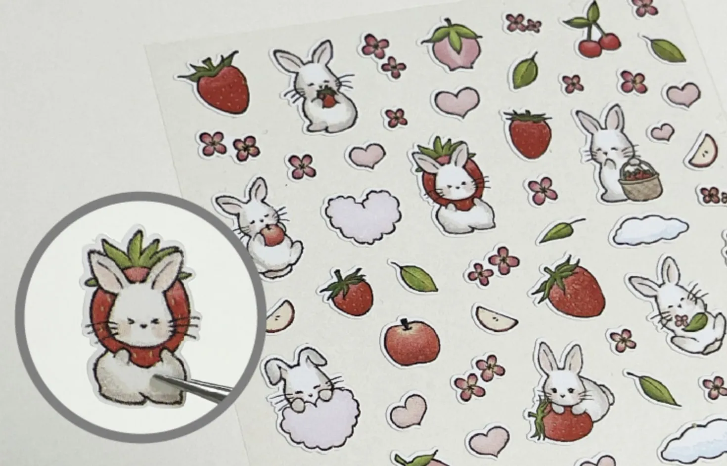 Little Rabbit Deco Sticker