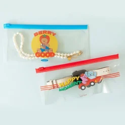 Long Market PVC Zipper Pocket