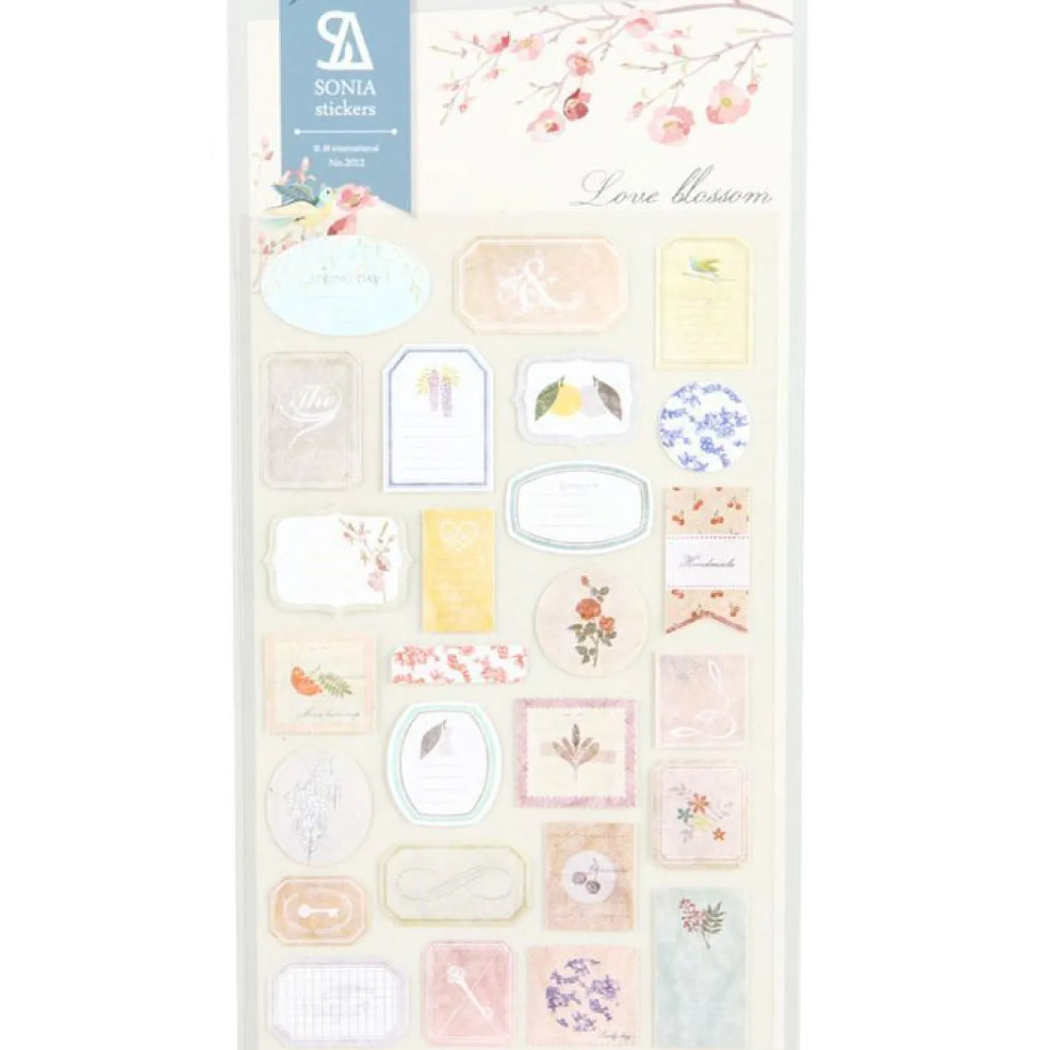 Love Blossom Deco Sticker v2
