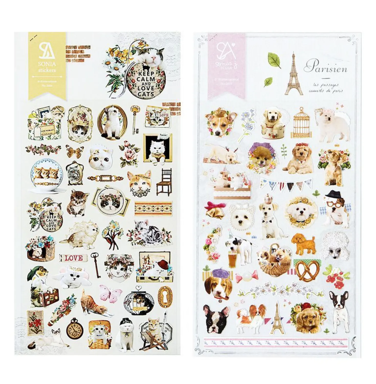 Lovely Cat/Dog Deco Sticker