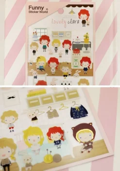 Lovely Clara Deco Sticker