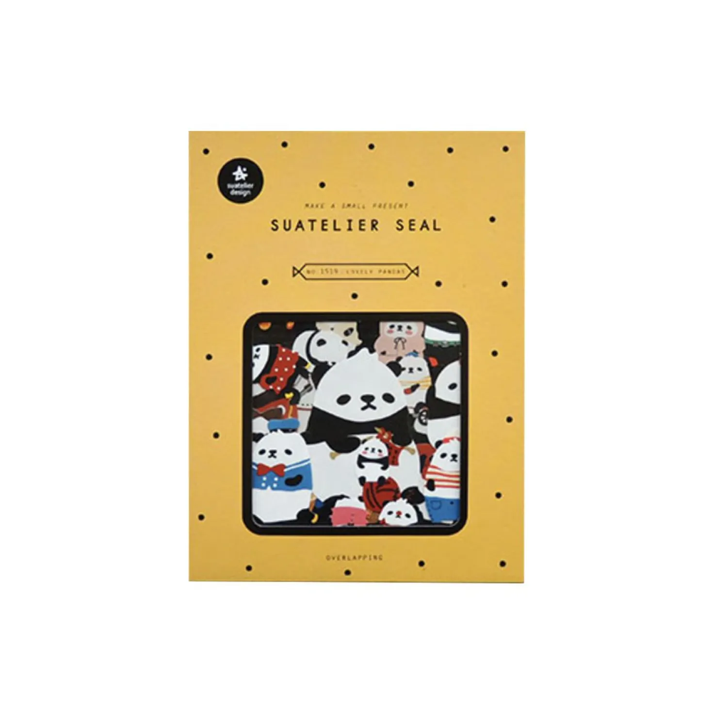 Lovely Panda Deco Sticker Set