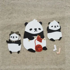 Lovely Panda Deco Sticker Set