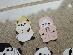 Lovely Panda Deco Sticker Set