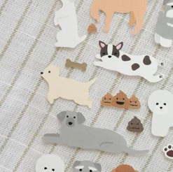 Lovely Puppy Deco Sticker