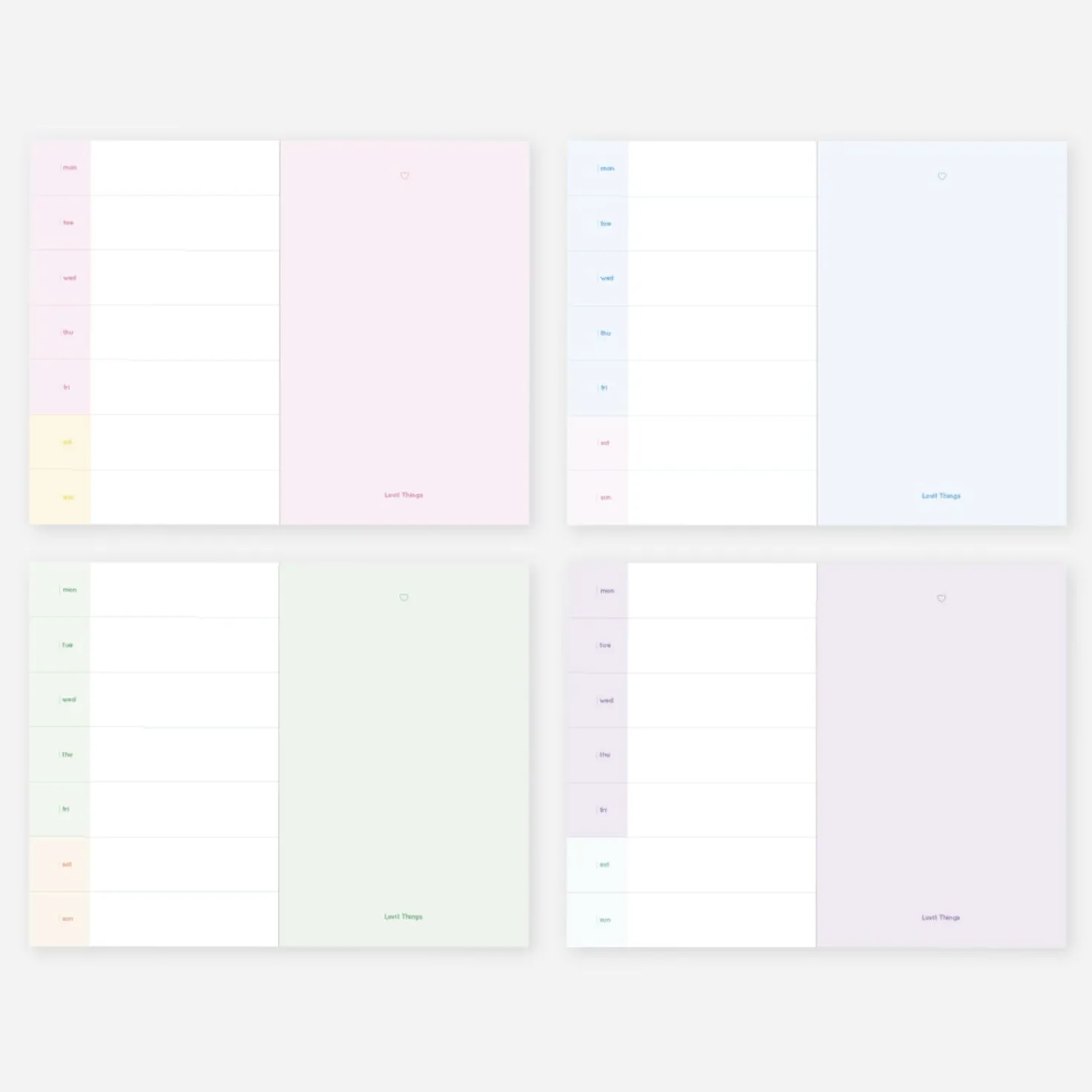 Lovit Things Clothbound Weekly Planner