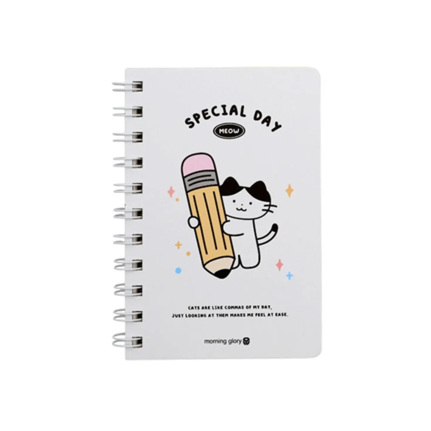 Lucky Friends Mini Spiral Lined Notebook