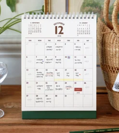 2025-2026 Lunar Retro Desk Calendar