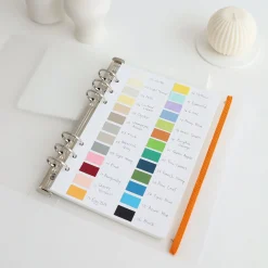 Magic Color 6 Ring A5 Plain Note Refill