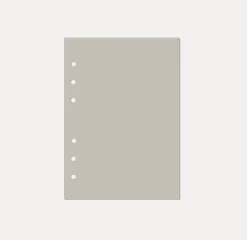 Magic Color 6 Ring A5 Plain Note Refill