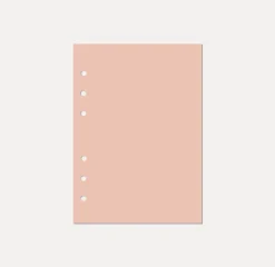 Magic Color 6 Ring A5 Plain Note Refill
