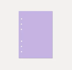 Magic Color 6 Ring A5 Plain Note Refill