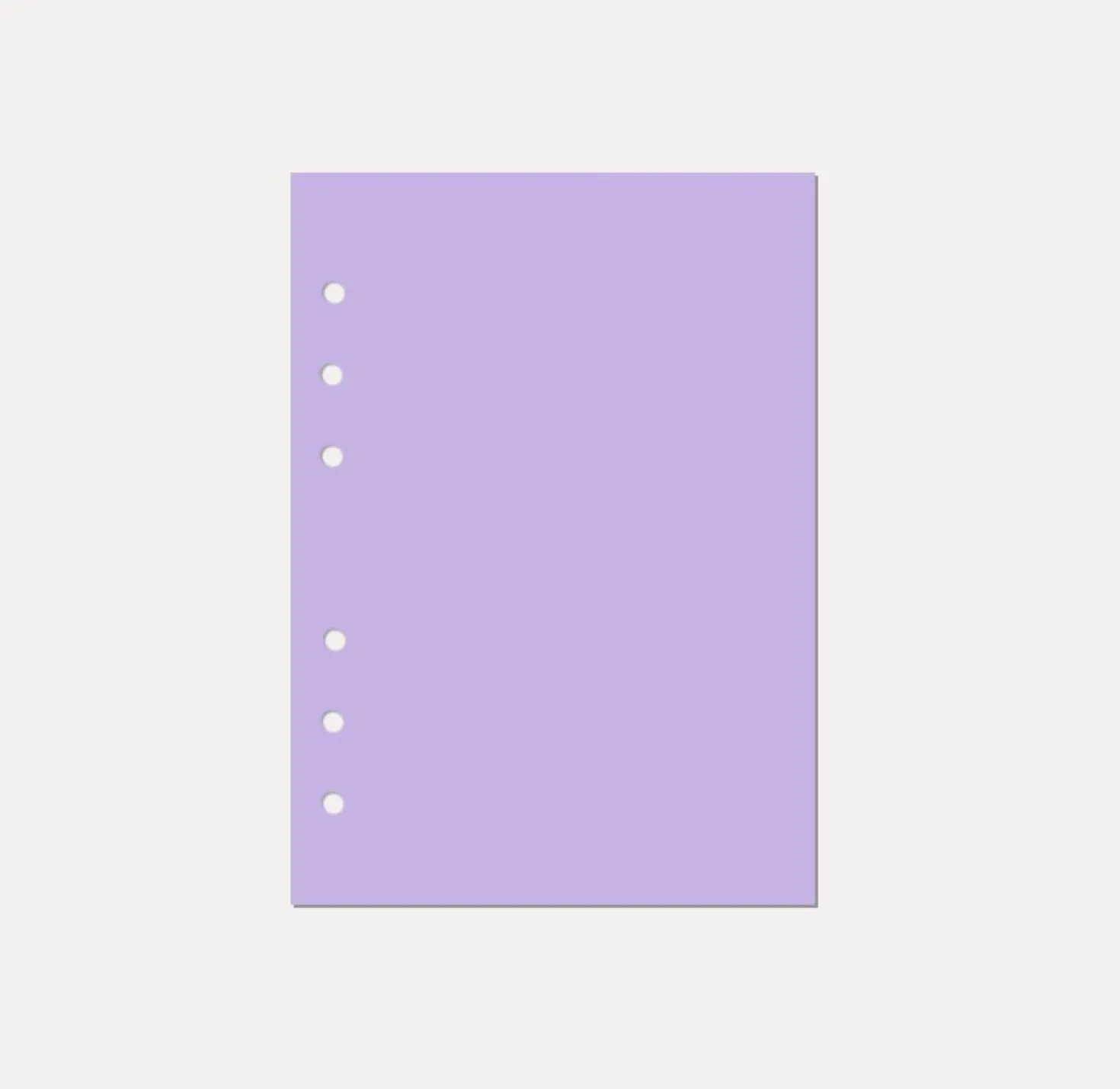 Magic Color 6 Ring A5 Plain Note Refill