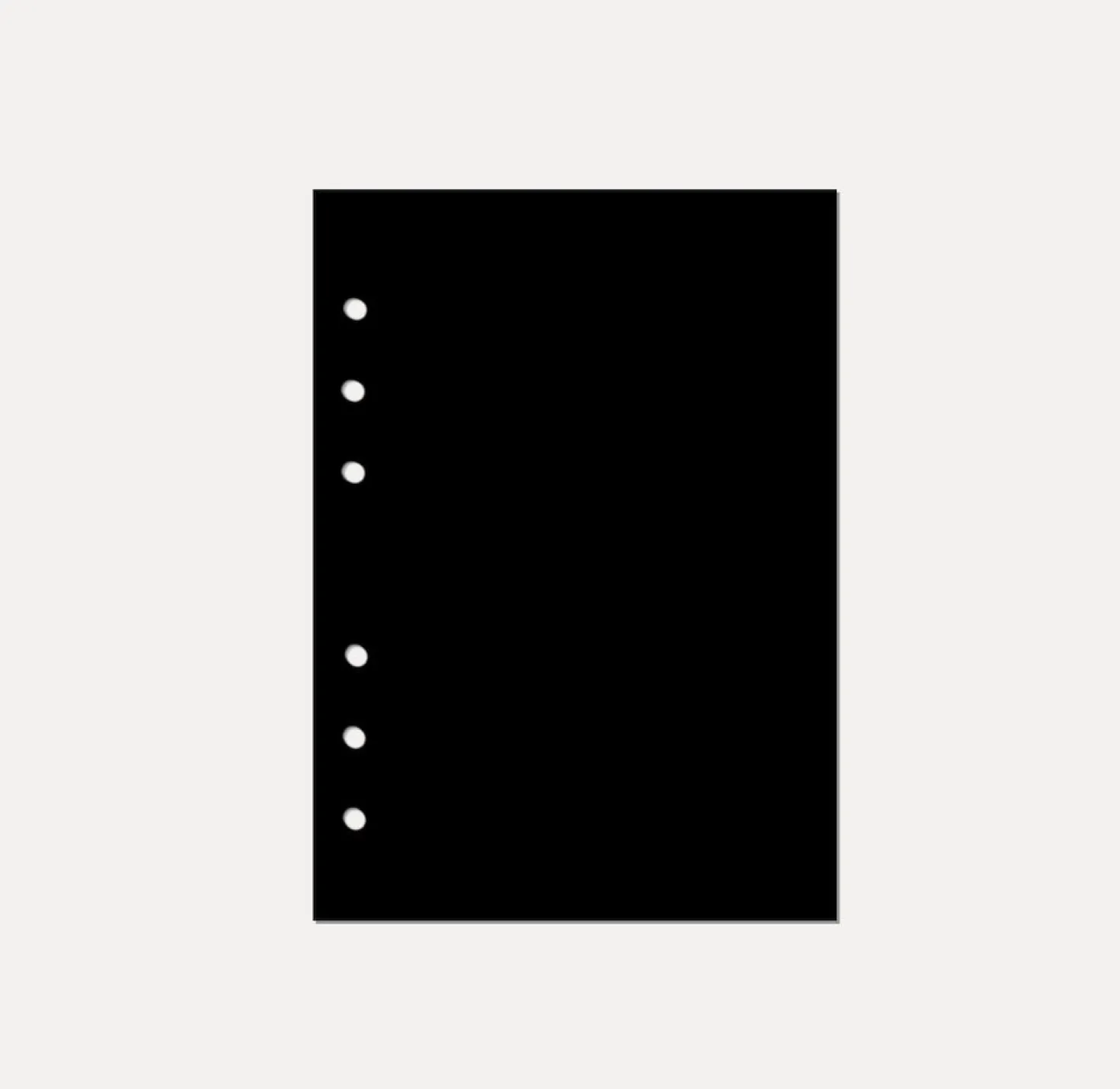 Magic Color 6 Ring A5 Plain Note Refill