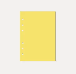 Magic Color 6 Ring A5 Plain Note Refill