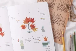 Maple Pressed Flower Sticker