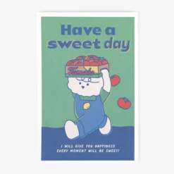 Market Illustration Postcard v1
