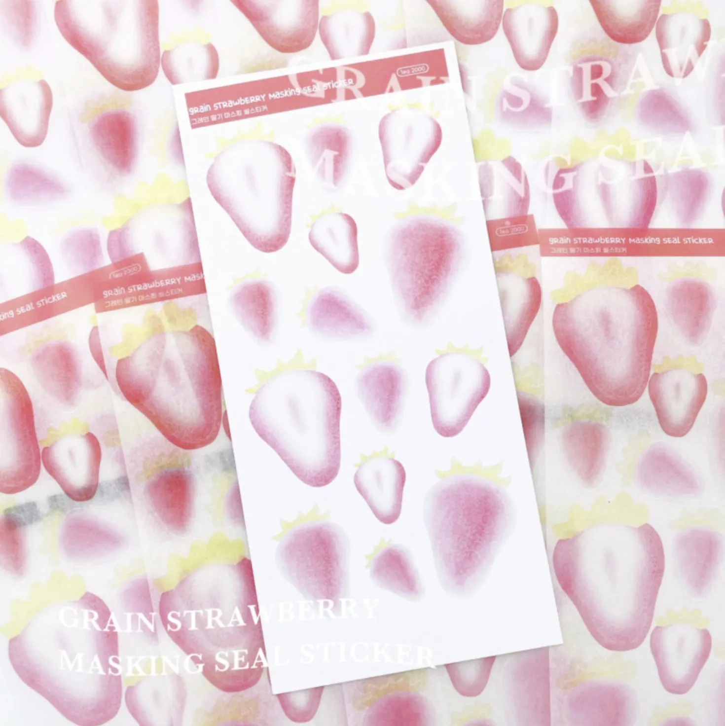 Masking Seal Paper Sticker