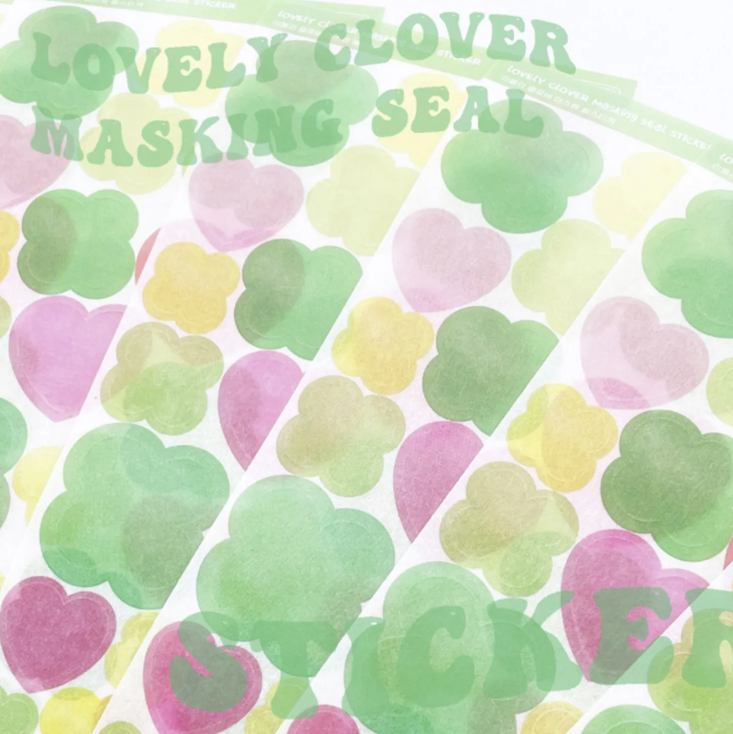 Masking Seal Paper Sticker
