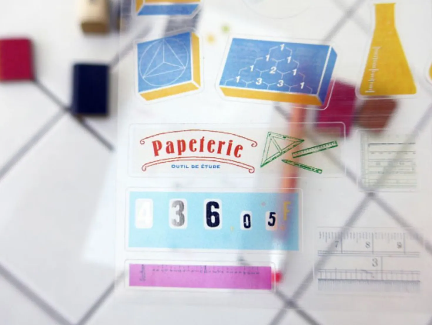 Math Graphic Deco Sticker