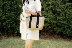 Medium Rattan Cooler Bag