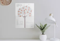 Medium Reading Tree Goal Poster & Sticker Set