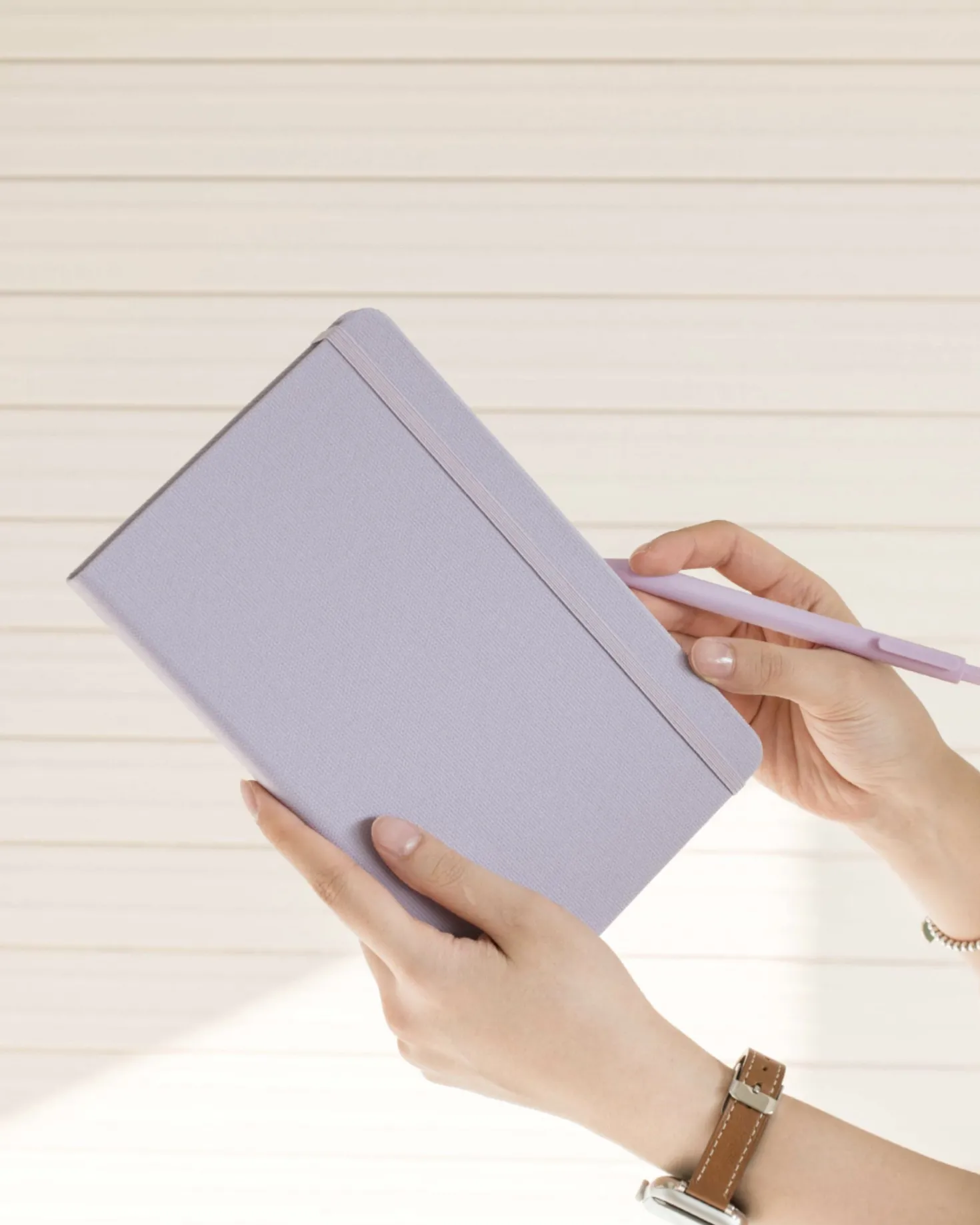 Medium Record Hardcover Lined Notebook v3