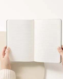 Medium Record Hardcover Lined Notebook v3