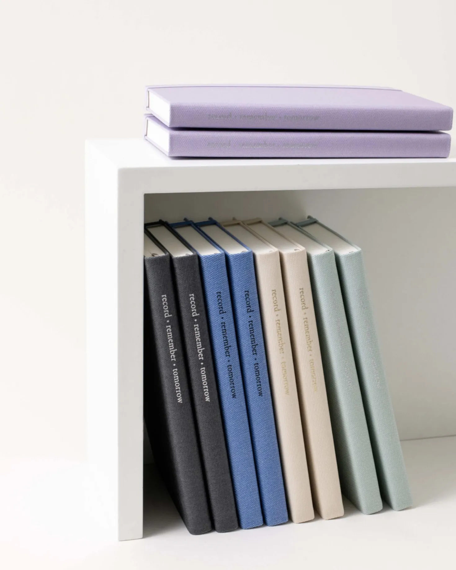 Medium Record Hardcover Lined Notebook v3