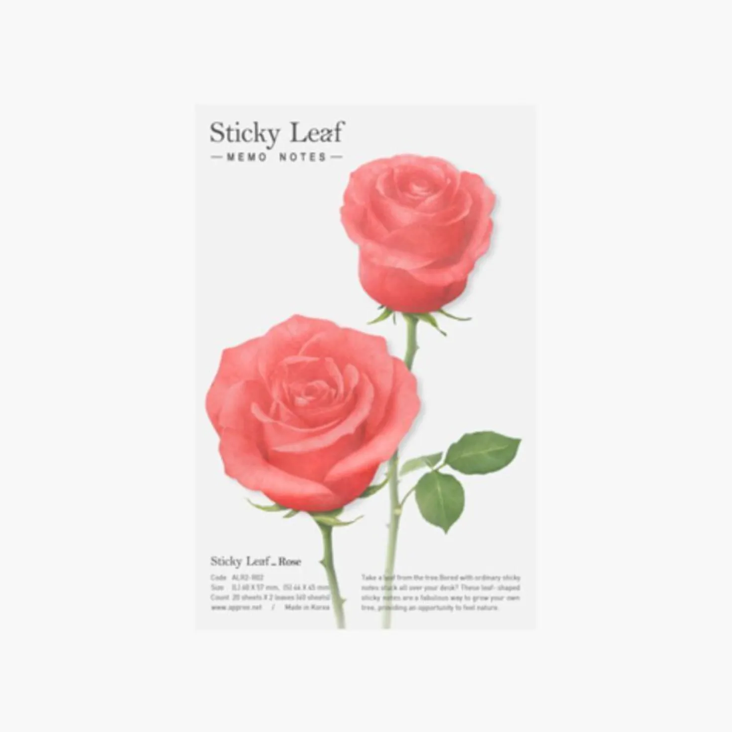 Medium Rose Sticky Note