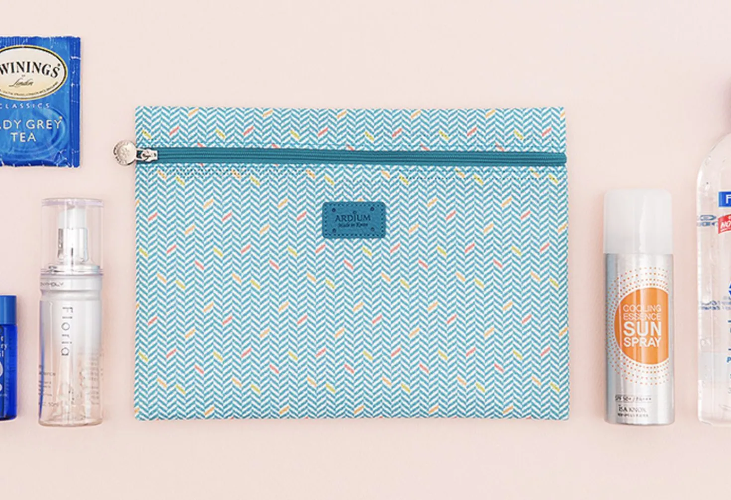 Medium Summer Mesh Flat Pouch