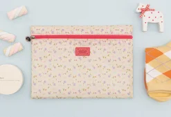 Medium Summer Mesh Flat Pouch