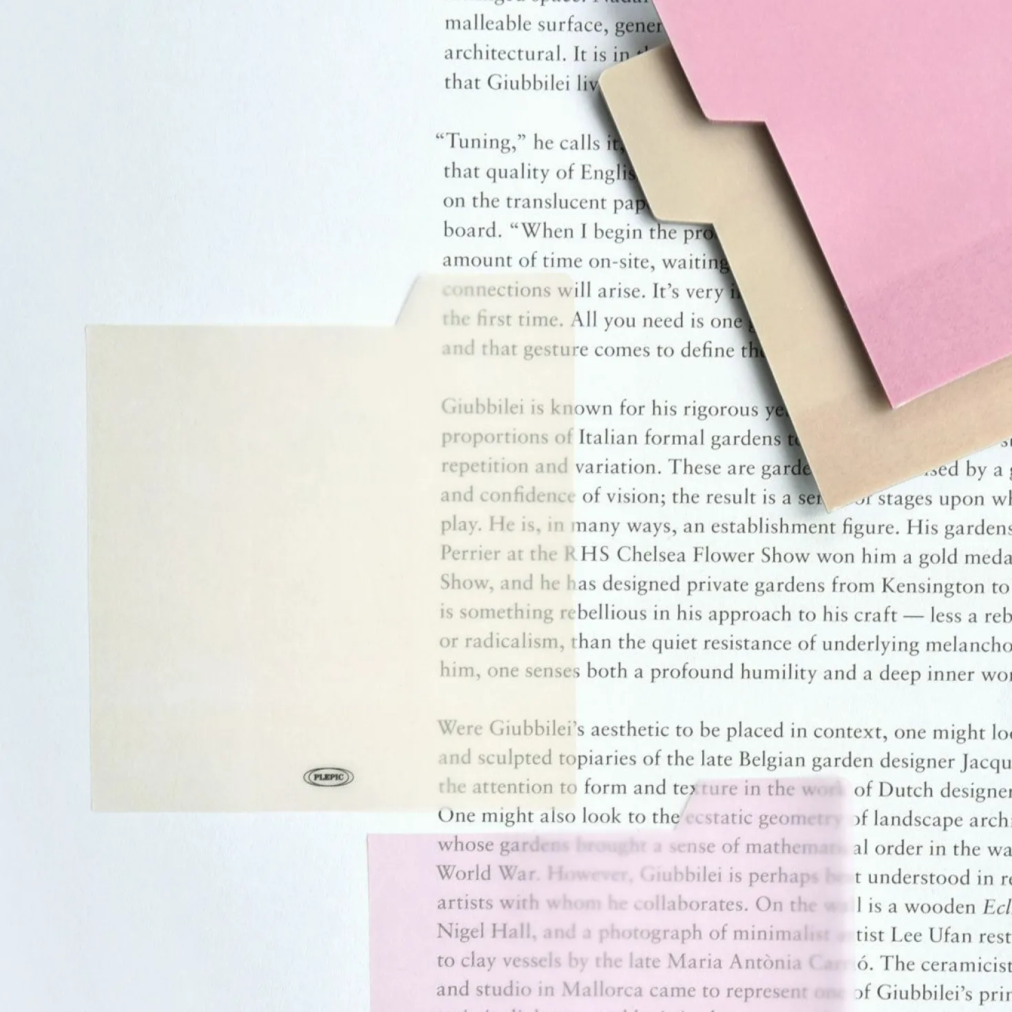 Medium Tracing Index Sticky Note