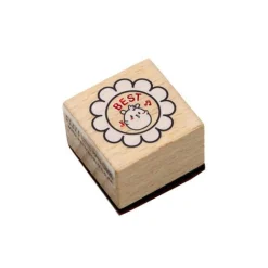 Message Wood Stamp