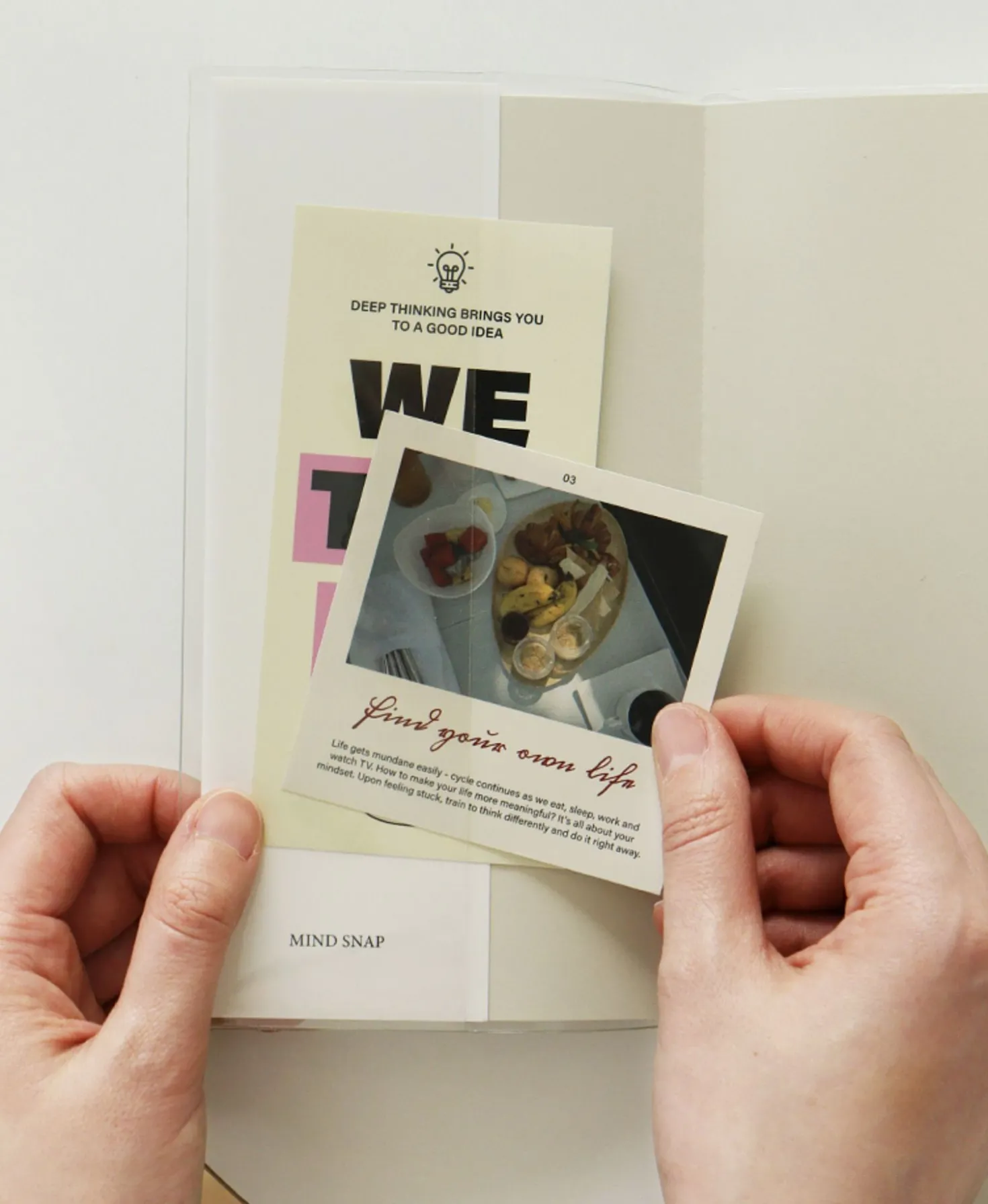 Mind Snap Photo Lined Notebook