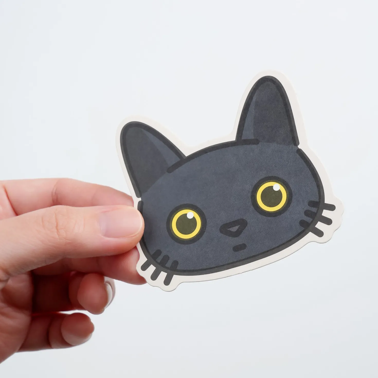 Mini Cat Face Card