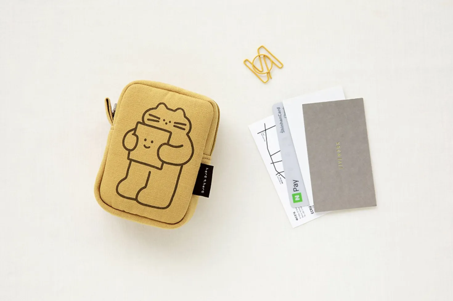 Mini Cat Key Ring Pouch