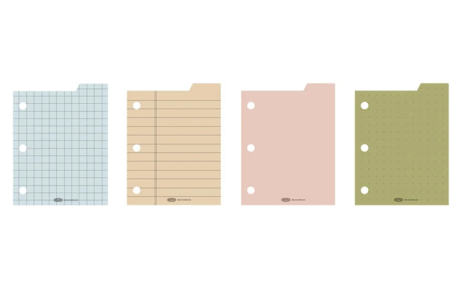 Mini Classy 3 Ring Index Planner Refill