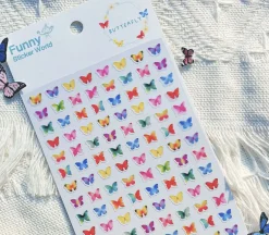 Mini Colorful Butterfly Sticker