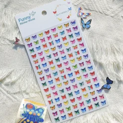 Mini Colorful Butterfly Sticker